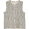 MADEWELL MADEWELL STRIPE CREWNECK SWEATER VEST