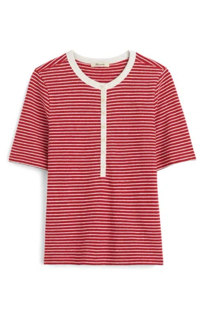 MADEWELL MADEWELL STRIPE ELBOW SLEEVE HENLEY