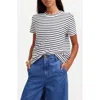 Madewell Stripe Perfect Cotton Crewneck Top