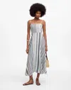 Madewell Striped Circle Maxi Dress