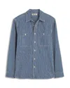 Madewell Indigo Dyed Denim Button-up Shirt In Kerrville