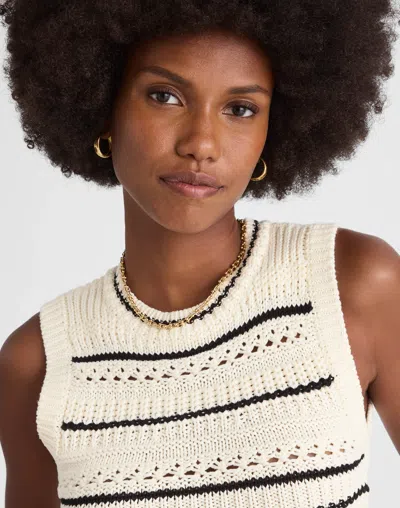 Madewell Striped Sweater Vest