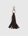 Madewell Studded Tassel Bag Charm In Brown