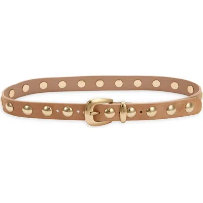 Madewell Studded Western Belt In Brown