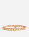Madewell Studded Western Belt In Cumin