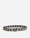 Madewell Studded Western Belt In True Black Multi
