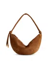 Madewell Suede Bolo Shoulder Bag In Brown