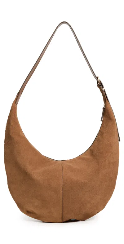 Madewell Suede Essentials Slouch Hobo: Studs Aged Cognac