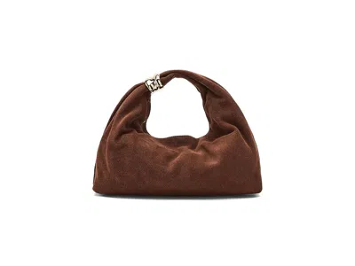 Madewell Suede Hand Held Ring Pouch Shoulder Handbags Soft Mahogany: One Size In Brown