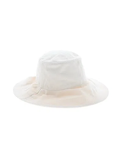 Pre-owned Madewell Sun Hat In Ivory