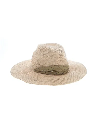 Pre-owned Madewell Sun Hat In Tan