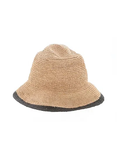 Pre-owned Madewell Sun Hat In Tan