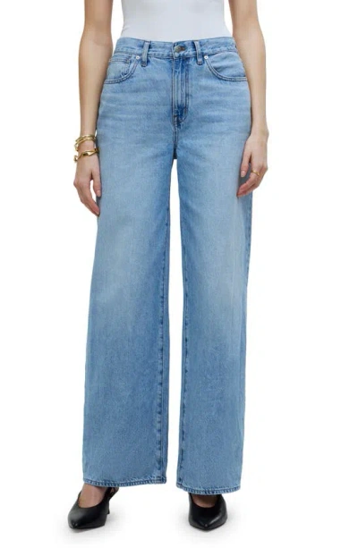 Madewell Superwide Leg Jeans In Ahern Wash