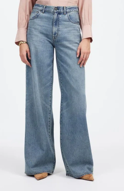 Madewell Superwide Leg Jeans In Billings Wash