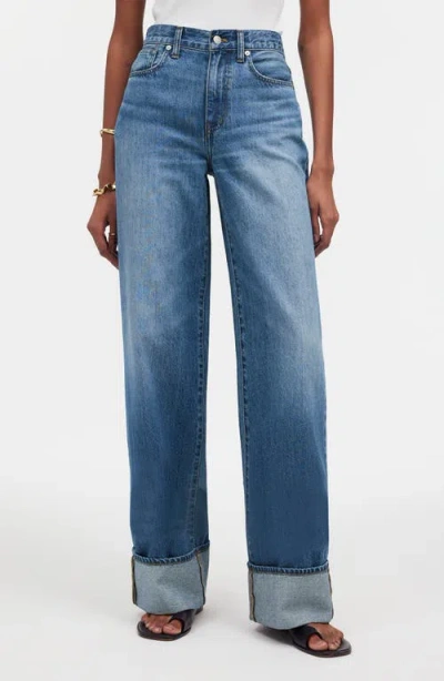 Madewell Superwide Leg Jeans In Fannin Wash