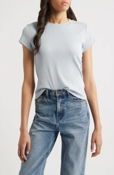 Madewell Supima® Cotton Rib T-shirt In Clear Sky