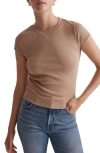 Madewell Brightside Rib T-shirt In Dark Rope
