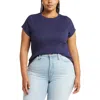 Madewell Brightside T-shirt In Fresh Blueberry