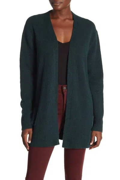 Madewell Sweater Cozy Walker Long Cardigan In Smoky Spruce Green In Multi