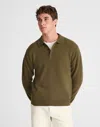 Madewell Sweater Polo In Green
