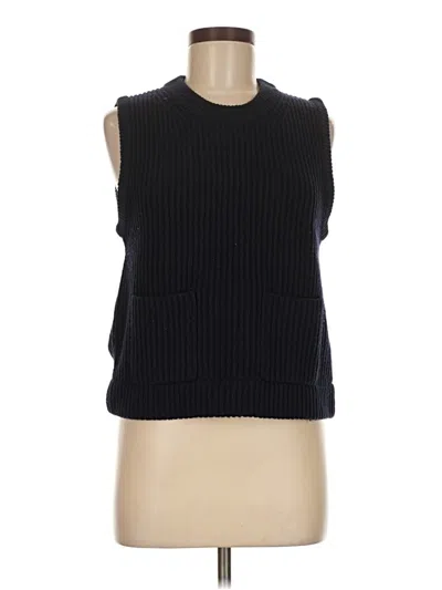 Pre-owned Madewell Sweater Vest In Black