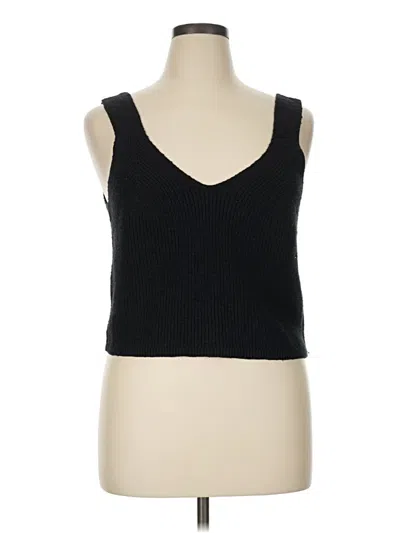 Pre-owned Madewell Sweater Vest In Black