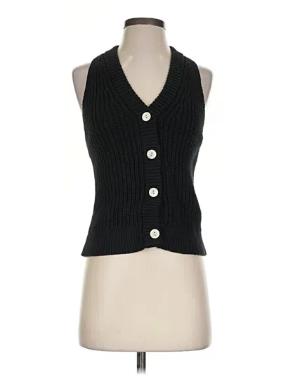 Pre-owned Madewell Sweater Vest In Black
