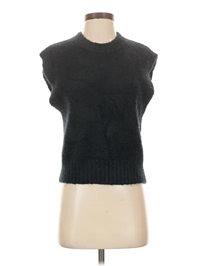 Pre-owned Madewell Sweater Vest In Black