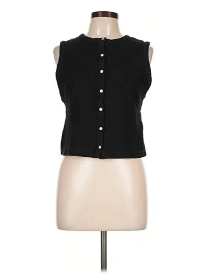 Pre-owned Madewell Sweater Vest In Black