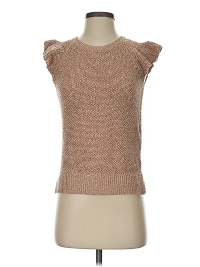 Pre-owned Madewell Sweater Vest In Brown