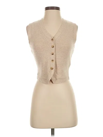 Pre-owned Madewell Sweater Vest In Brown