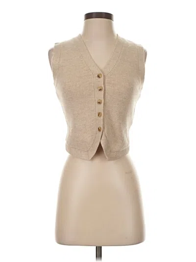 Pre-owned Madewell Sweater Vest In Brown
