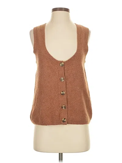 Pre-owned Madewell Sweater Vest In Brown