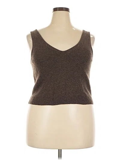 Madewell Sweater Vest In Brown
