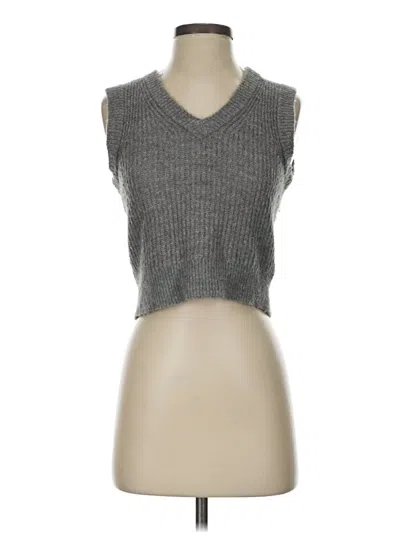 Pre-owned Madewell Sweater Vest In Gray
