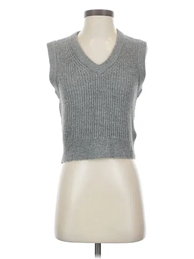 Pre-owned Madewell Sweater Vest In Gray