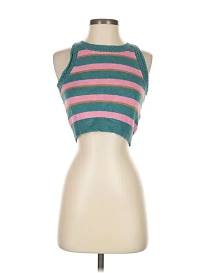 Pre-owned Madewell Sweater Vest In Green