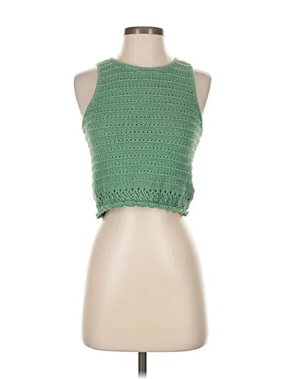 Pre-owned Madewell Sweater Vest In Green