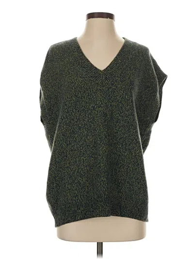 Pre-owned Madewell Sweater Vest In Green