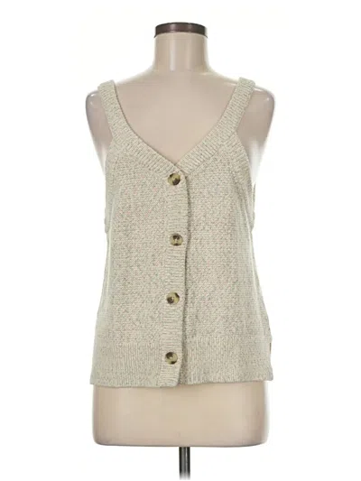 Pre-owned Madewell Sweater Vest In Green