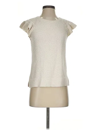 Pre-owned Madewell Sweater Vest In Ivory