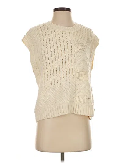Pre-owned Madewell Sweater Vest In Ivory