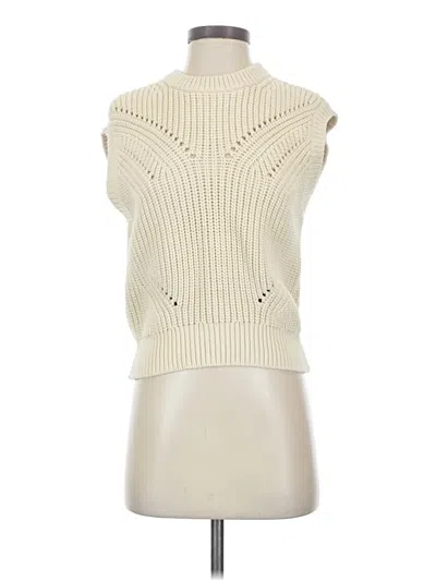 Pre-owned Madewell Sweater Vest In Ivory