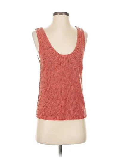 Pre-owned Madewell Sweater Vest In Orange