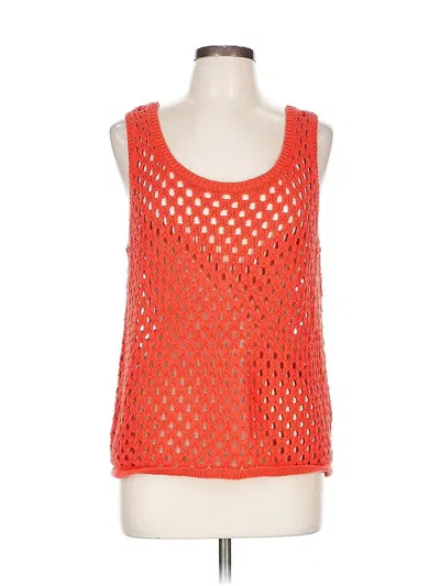 Pre-owned Madewell Sweater Vest In Orange
