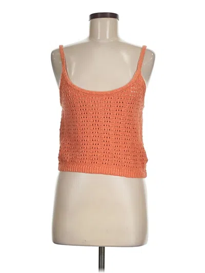 Pre-owned Madewell Sweater Vest In Orange