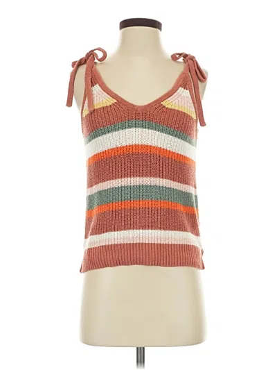 Pre-owned Madewell Sweater Vest In Orange