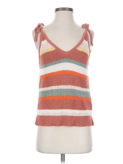 Pre-owned Madewell Sweater Vest In Orange