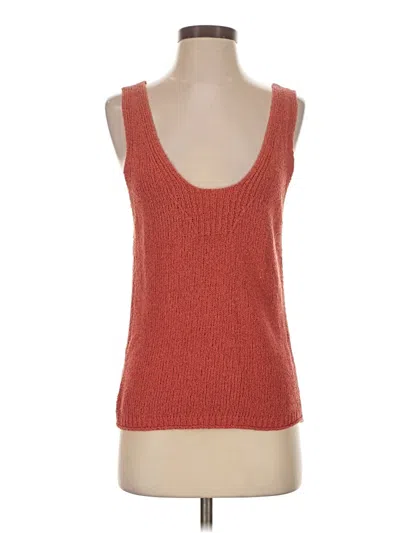 Pre-owned Madewell Sweater Vest In Orange