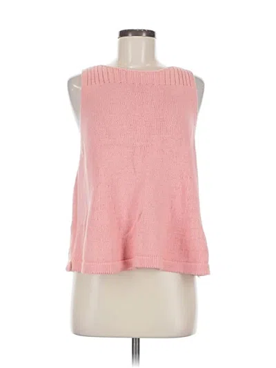 Pre-owned Madewell Sweater Vest In Pink